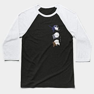 Evangelion Trio|Neon Genesis Evangelion anime Baseball T-Shirt